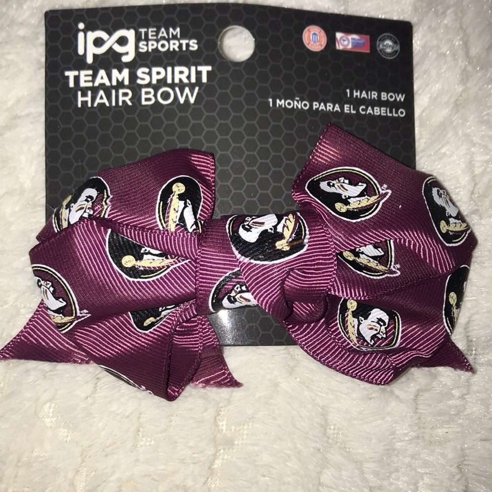 New FSU Seminoles hair bow